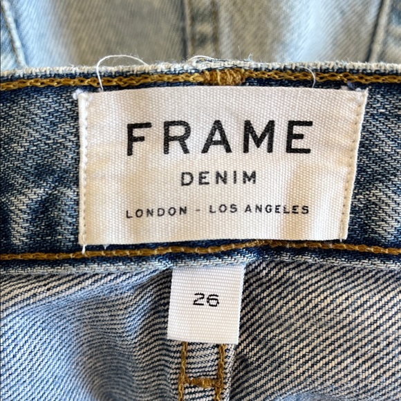 Frame Denim Le Pegged Jean in Aldine wash Women's Sz 26 - Picture 10 of 15